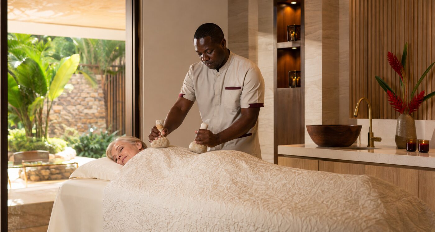A signature head-to-toe spa ritual